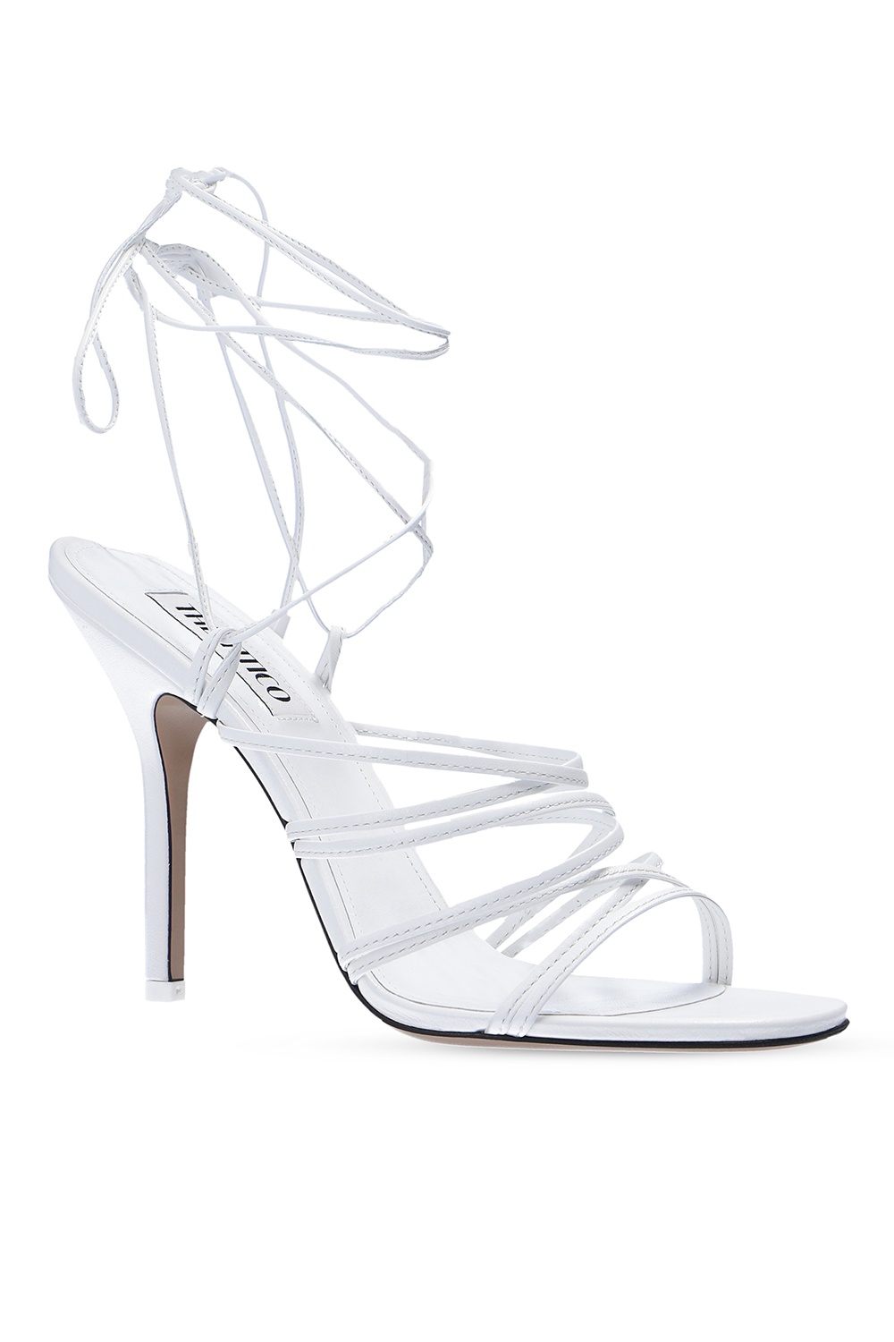 White Fiona heeled sandals The Attico Vitkac Australia